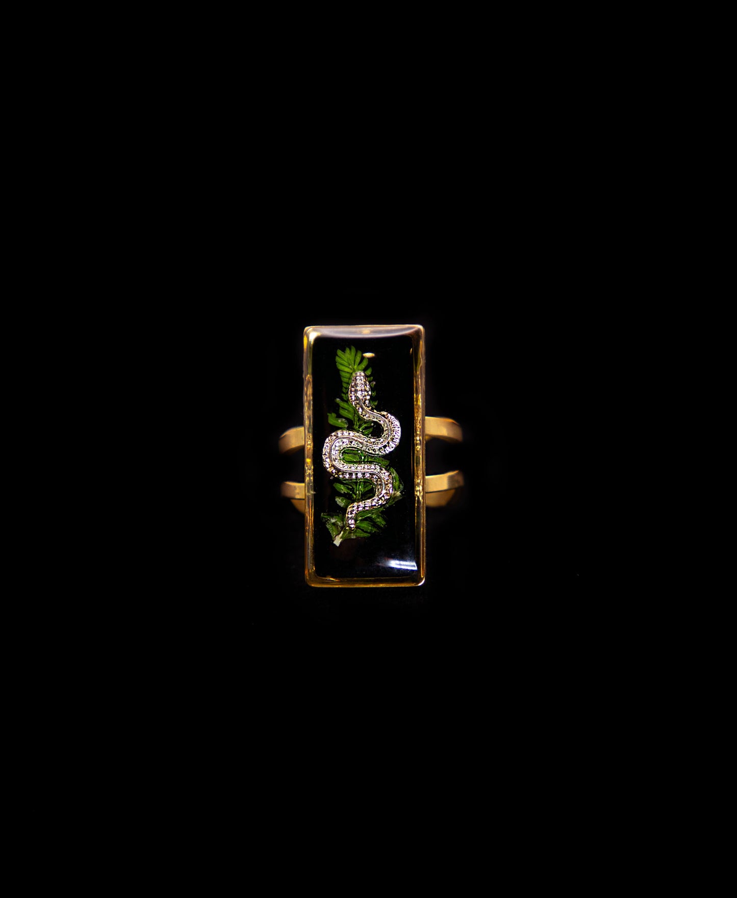 Snake & Fern Ring